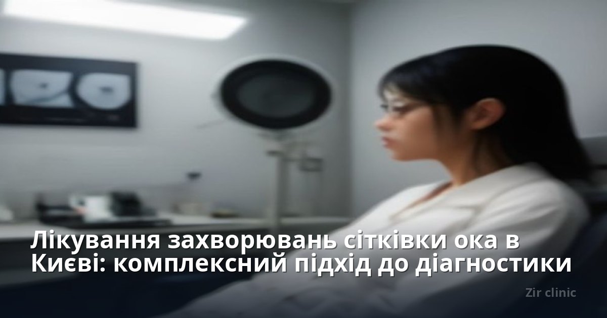Лікування захворювань сітківки ока в Києві: комплексний підхід до діагностики та відновлення зору