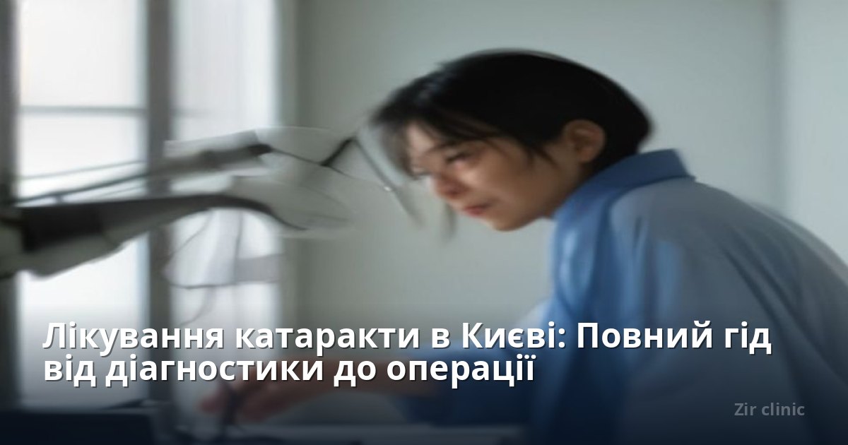 Лікування катаракти в Києві: Повний гід від діагностики до операції