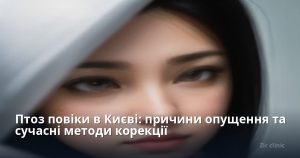 Птоз повіки в Києві: причини опущення та сучасні методи корекції