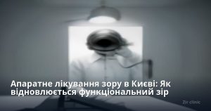 Апаратне лікування зору дорослим: чи є результат