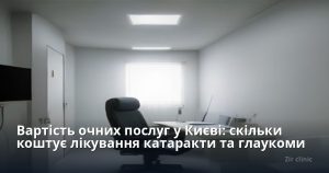 Скільки коштує операція катаракти в Києві: що входить у ціну