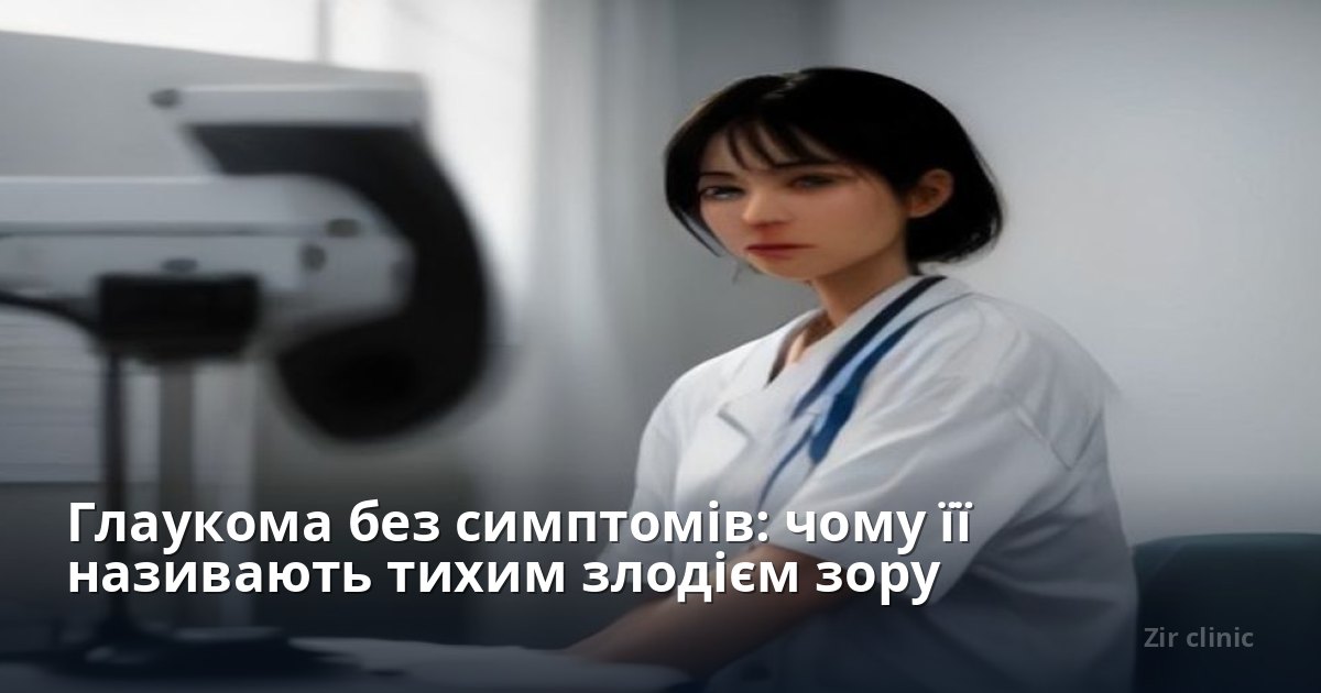Глаукома без симптомів: чому її називають тихим злодієм зору