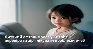 Дитячий офтальмолог на Позняках: коли і як перевірити зір дитини