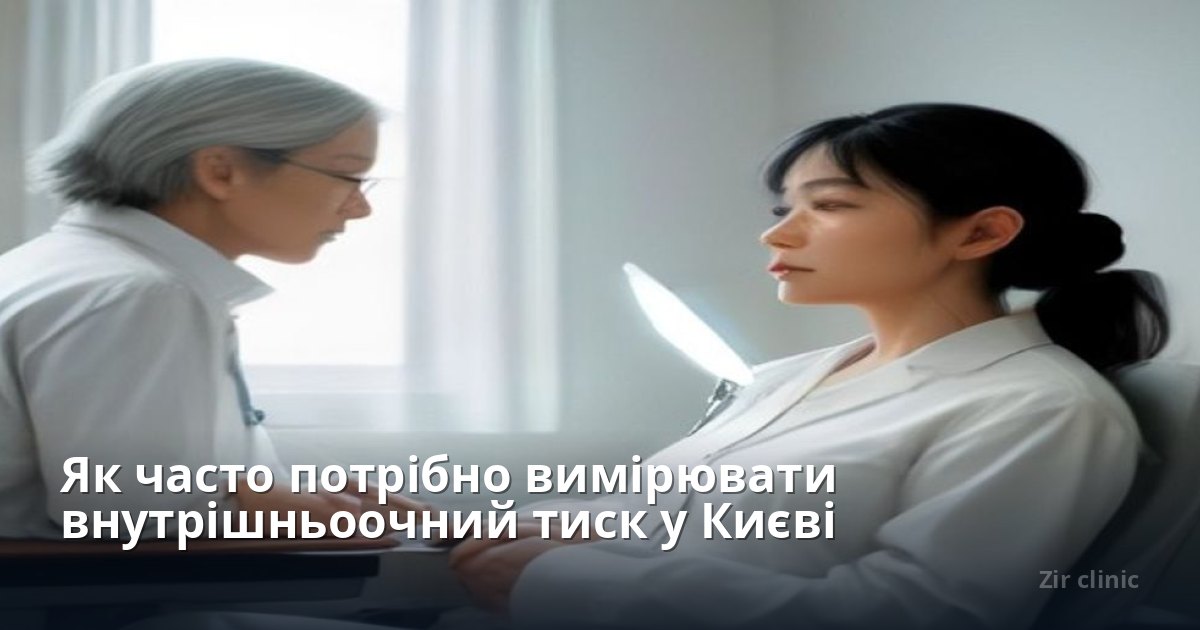 Як часто потрібно вимірювати внутрішньоочний тиск у Києві
