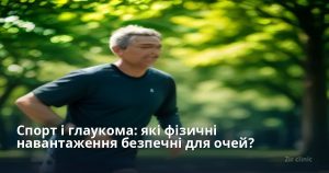 Спорт і глаукома: які фізичні навантаження безпечні для очей?
