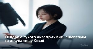 Синдром сухого ока: причини, симптоми та лікування у Києві