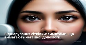 Відшарування сітківки: симптоми, що вимагають негайної допомоги