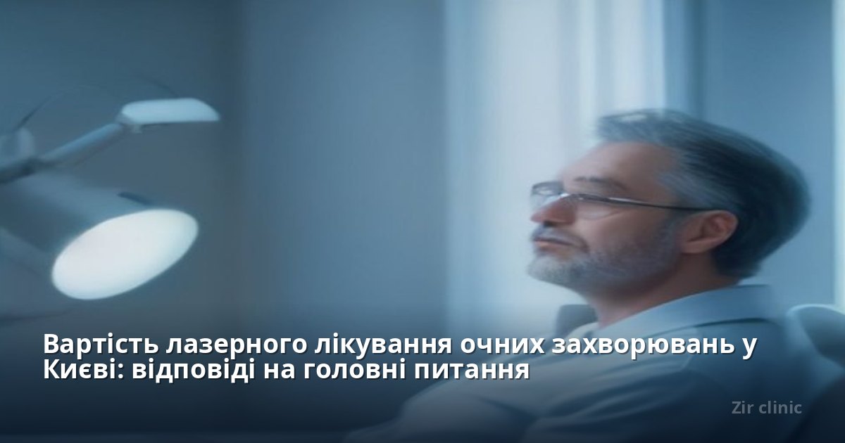 Вартість лазерного лікування очних захворювань у Києві: відповіді на головні питання