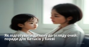 Як підготувати дитину до огляду очей: поради для батьків у Києві