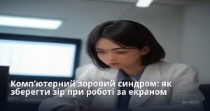 Компʼютерний зоровий синдром: як зберегти зір при роботі за екраном