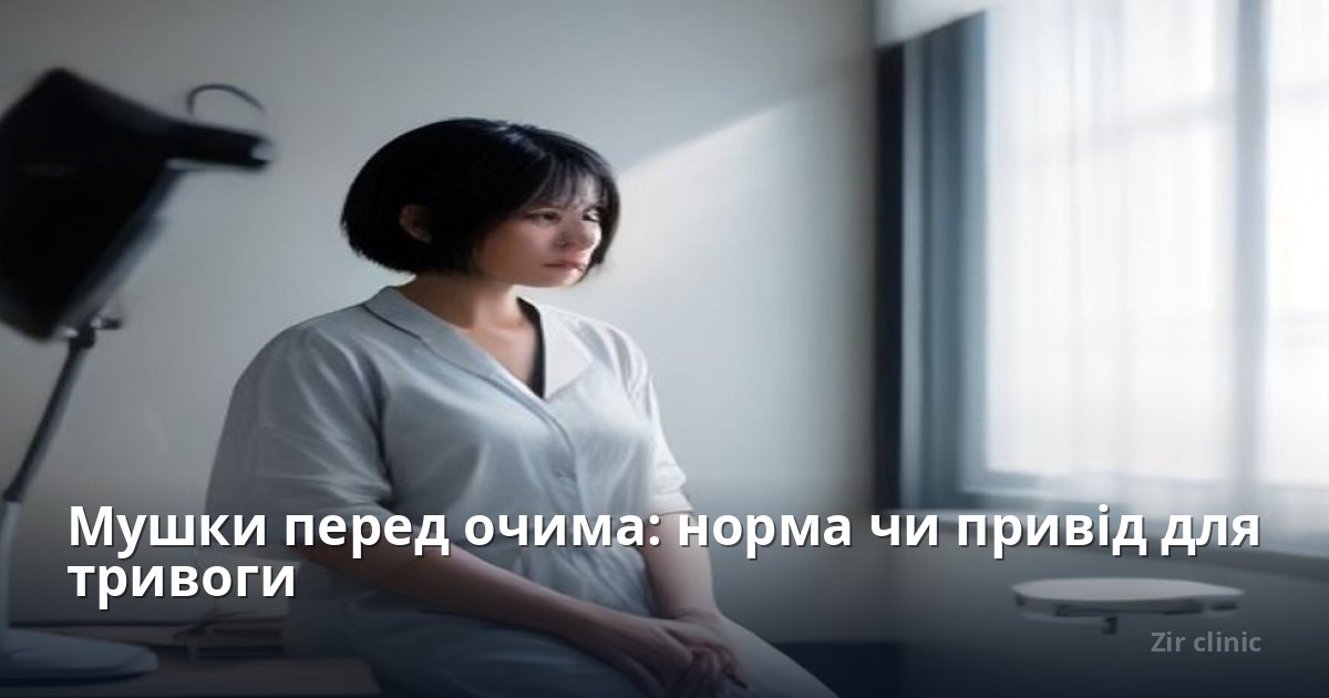 Мушки перед очима: норма чи привід для тривоги