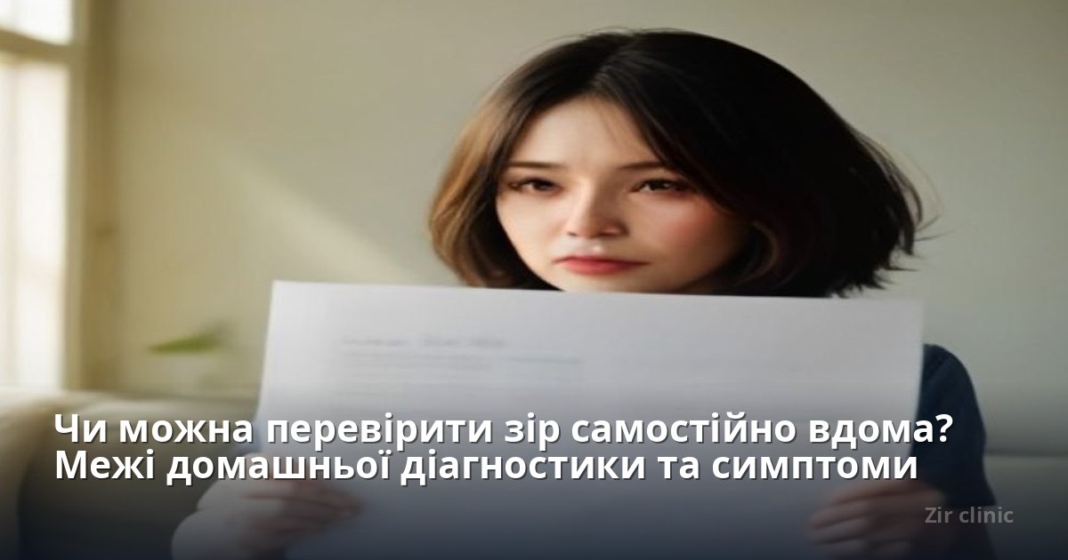 Чи можна перевірити зір самостійно вдома? Межі домашньої діагностики та симптоми