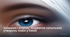 Халязіон і ячмінь: лікування запальних утворень повік у Києві
